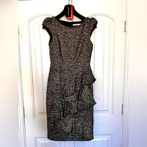Gorgeous tweed Karen Millen ruffle dress UK 🇬🇧 12, US 🇺🇸 6